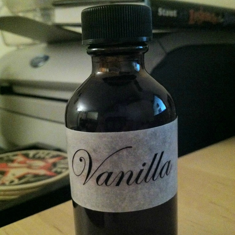 Home-made vanilla extract
